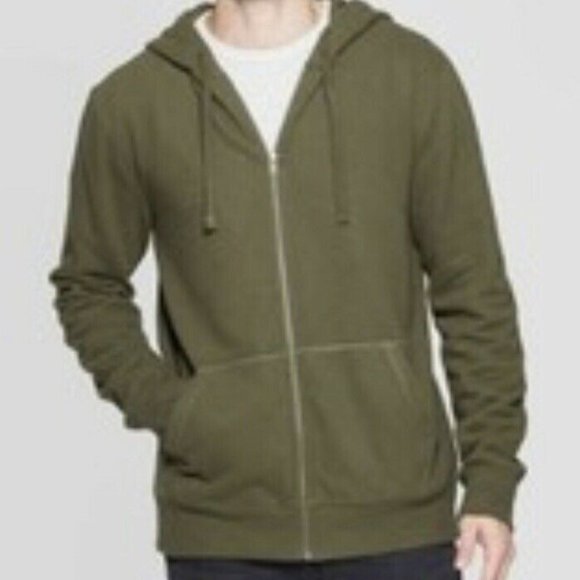 champion jacket mens olive